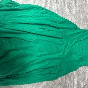 Vibrant Green Sleeveless Dress